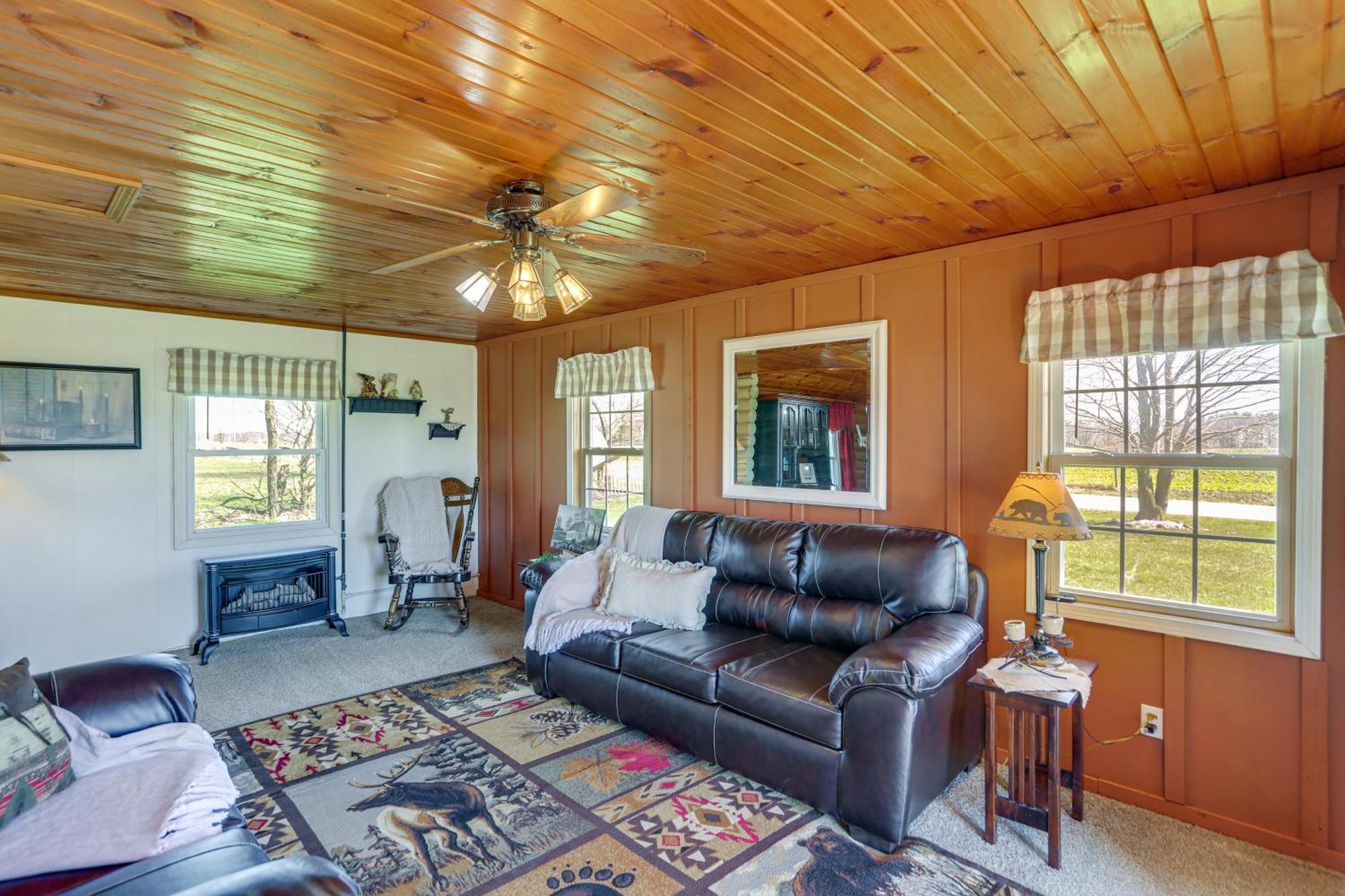 Quiet Shiloh Retreat With Spacious Yard And Fireplace! Luaran gambar